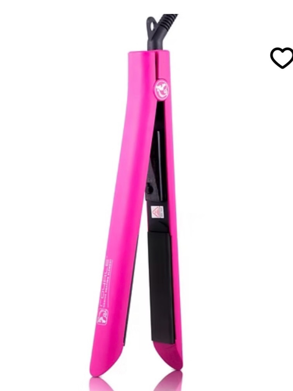 ROYALE DIAMOND COLLECTION HOT PINK FLAT IRON-1.25" PURE CERAMIC ~ Retail $385